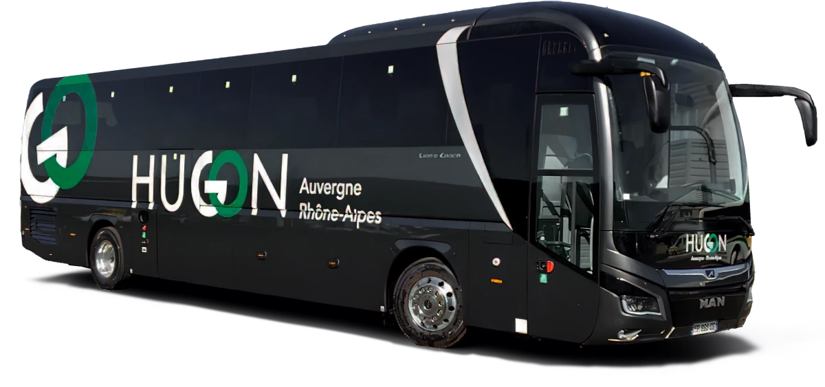 Image d’un bus de hugon tourisme.